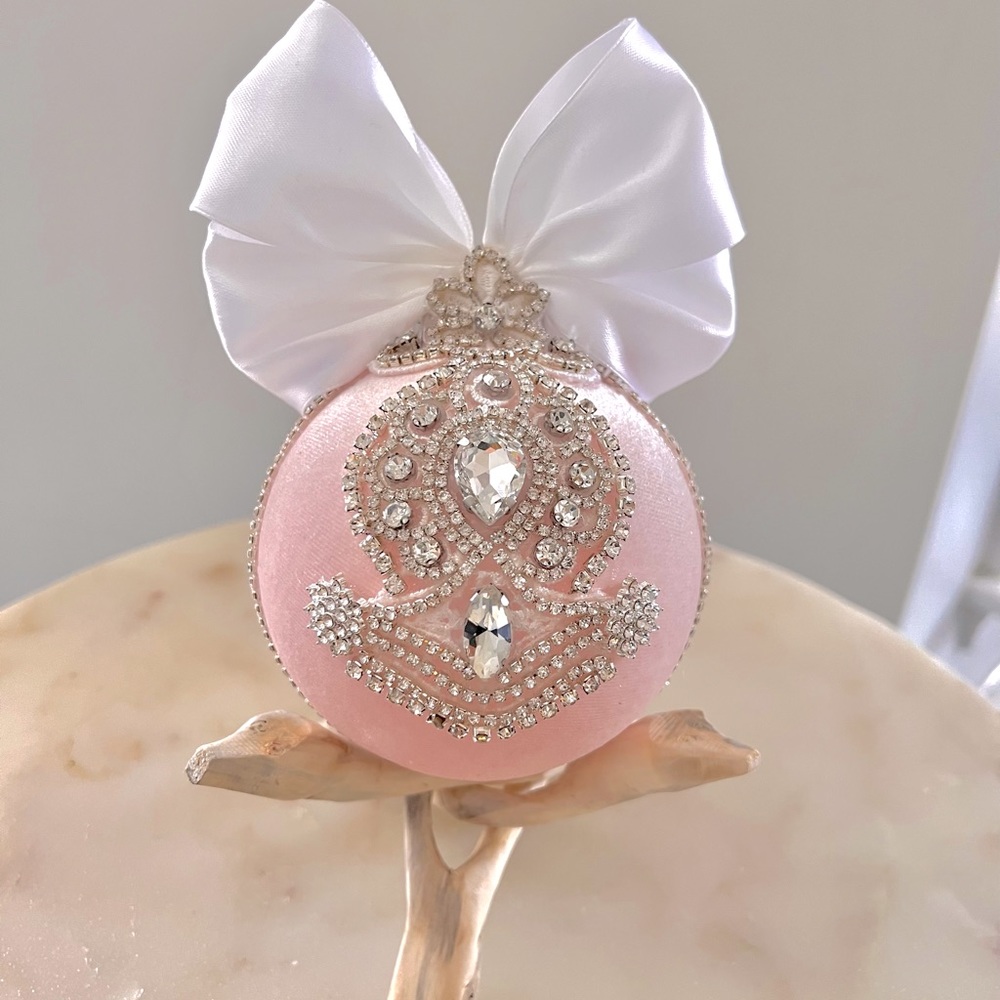 Gorgeous handmade velvet ornaments